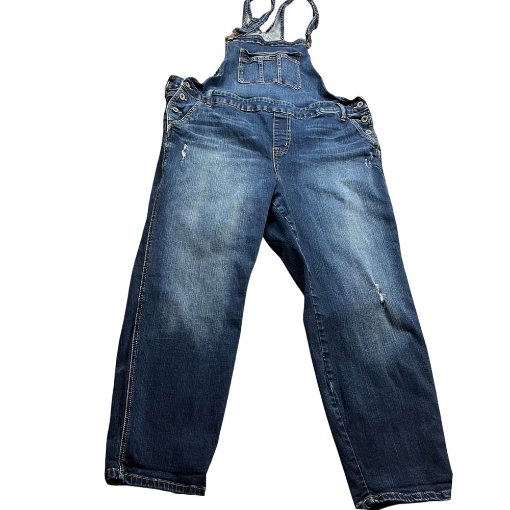 torrid Dark Wash Denim Overalls